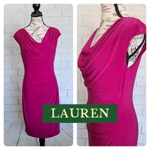 Ralph Lauren fuschia party dress